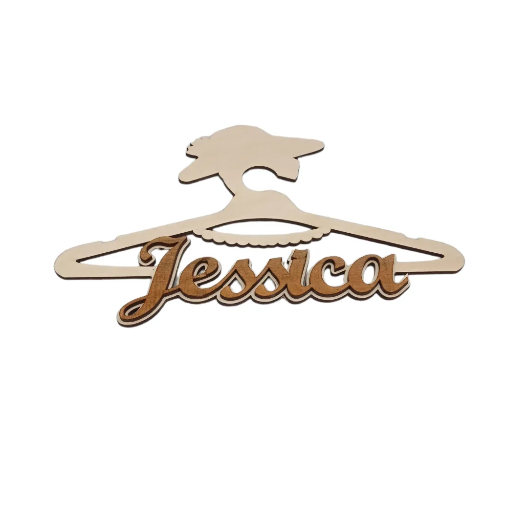 percha personalizada mujer